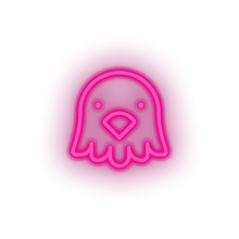 Charger l'image dans la galerie, pink bird led animal bird cartoon fauna herbivore pet zoo neon factory
