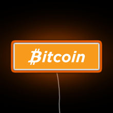 Charger l'image dans la galerie, Bitcoin Box Logo RGB neon sign orange