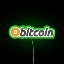 Charger l'image dans la galerie, Bitcoin Crypto Currency Traders RGB neon sign green