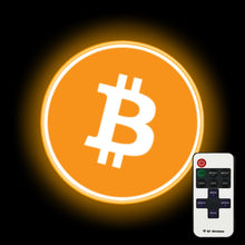 Charger l'image dans la galerie, Bitcoin neon sign