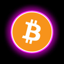 Charger l'image dans la galerie, Bitcoin neon glow sign