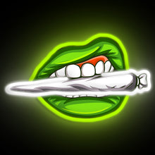 Charger l'image dans la galerie, Bite The Weed Neon Sign - Pop Art