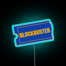 Charger l'image dans la galerie, Blockbuster Video Logo RGB neon sign lightblue