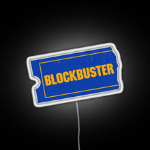 Charger l'image dans la galerie, Blockbuster Video Logo RGB neon sign white