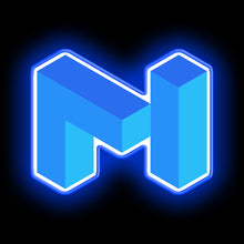 Charger l'image dans la galerie, Blockchain MATIC Network Cryptocurrency neon sign