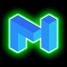 Charger l'image dans la galerie, Blockchain MATIC Network Cryptocurrency neon sign