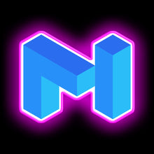 Charger l'image dans la galerie, Blockchain MATIC Network Cryptocurrency neon sign