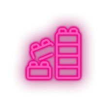 Charger l'image dans la galerie, blocks family lego children toys play child kid baby toy Neon led factory