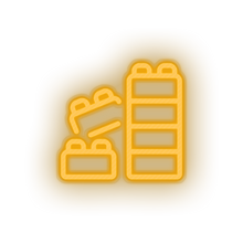 Charger l'image dans la galerie, warm_white blocks family lego children toys play child kid baby toy led neon factory