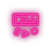 Charger l'image dans la galerie, pink blocks toys family children peg maths hole child educative kid baby educational led neon factory