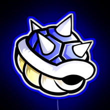 Charger l'image dans la galerie, Blue Spikey Shell MK RGB neon sign blue