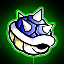 Charger l'image dans la galerie, Blue Spikey Shell MK RGB neon sign green