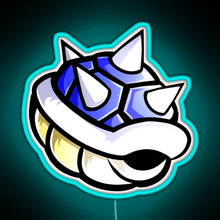 Charger l'image dans la galerie, Blue Spikey Shell MK RGB neon sign lightblue