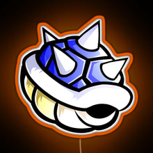 Charger l'image dans la galerie, Blue Spikey Shell MK RGB neon sign orange