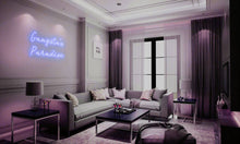 Charger l'image dans la galerie, Blue Gangsta Paradise neon light