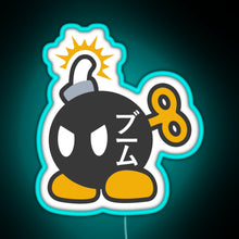 Charger l'image dans la galerie, Bob omb RGB neon sign lightblue