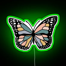 Charger l'image dans la galerie, Boho Butterfly RGB neon sign green
