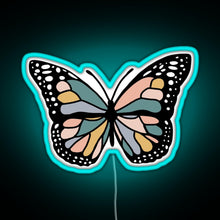 Charger l'image dans la galerie, Boho Butterfly RGB neon sign lightblue