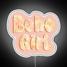Charger l'image dans la galerie, Boho girl RGB neon sign white