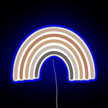 Charger l'image dans la galerie, Boho Rainbow RGB neon sign blue