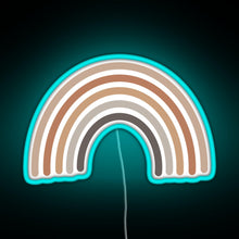 Charger l'image dans la galerie, Boho Rainbow RGB neon sign lightblue
