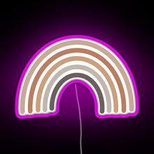 Charger l'image dans la galerie, Boho Rainbow RGB neon sign  pink