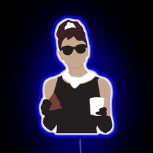 Charger l'image dans la galerie, BREAKFAST AT TIFFANY S RGB neon sign blue