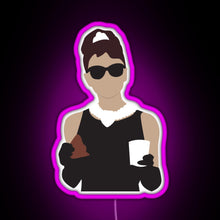 Charger l'image dans la galerie, BREAKFAST AT TIFFANY S RGB neon sign  pink