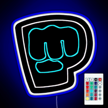 Charger l'image dans la galerie, Brofist Logo Pewdiepie RGB neon sign remote