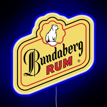 Charger l'image dans la galerie, Bundaberg Rum logo RGB neon sign blue