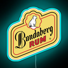 Charger l'image dans la galerie, Bundaberg Rum logo RGB neon sign lightblue