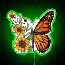 Charger l'image dans la galerie, Butterfly RGB neon sign green