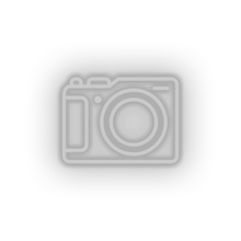 Charger l'image dans la galerie, white camera led camera holiday photo shot tourism travel vacation neon factory
