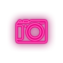 Charger l'image dans la galerie, pink camera led camera holiday photo shot tourism travel vacation neon factory