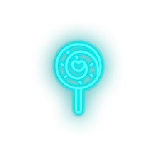 Charger l'image dans la galerie, ice_blue candy led candy lollipop love relationship romance sweet valentine day neon factory
