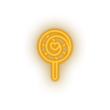 Charger l'image dans la galerie, warm_white candy led candy lollipop love relationship romance sweet valentine day neon factory