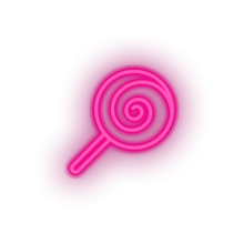 Charger l'image dans la galerie, pink candy_lollipop led amusement candy carnival circus lollipop parade sweet neon factory