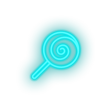 Charger l'image dans la galerie, ice_blue candy_lollipop led amusement candy carnival circus lollipop parade sweet neon factory