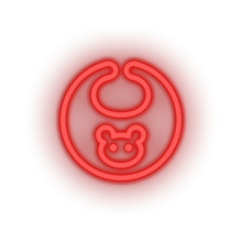 Charger l'image dans la galerie, care bib kid baby child children family Neon led factory