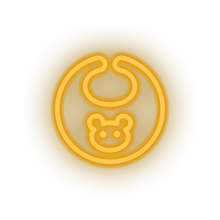 Charger l'image dans la galerie, warm_white care bib kid baby child children family led neon factory