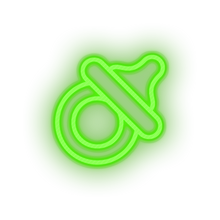 Charger l'image dans la galerie, green care pacifier kid baby child children family led neon factory