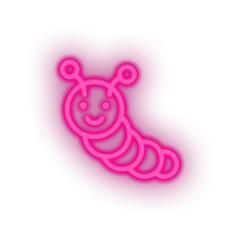 Charger l'image dans la galerie, pink caterpillar toys family children toy child kid baby play led neon factory