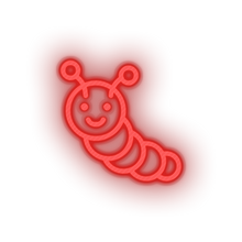 Charger l'image dans la galerie, red caterpillar toys family children toy child kid baby play led neon factory