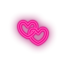 Charger l'image dans la galerie, chain Chain heart key love relationship romance valentine day Neon led factory