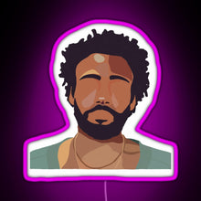 Charger l'image dans la galerie, Childish Gambino RGB neon sign  pink