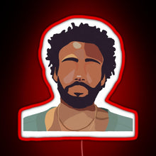 Charger l'image dans la galerie, Childish Gambino RGB neon sign red