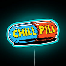 Charger l'image dans la galerie, Chill Pill RGB neon sign lightblue