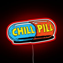 Charger l'image dans la galerie, Chill Pill RGB neon sign red