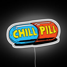 Charger l'image dans la galerie, Chill Pill RGB neon sign white
