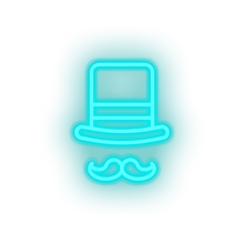 Charger l'image dans la galerie, circus hat Amusement carnival circus circus hat magic hat mustache parade Neon led factory
